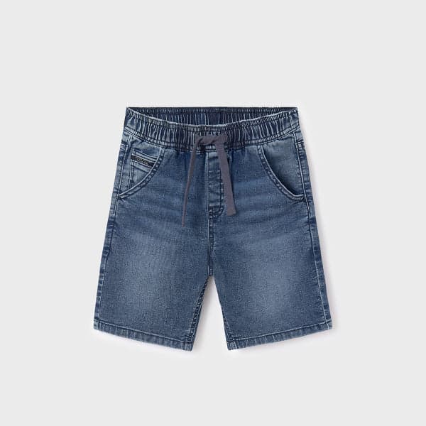 DEEP BLUE DENIM SHORT