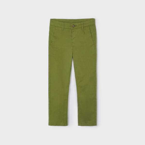 ARMY GREEN TWILL TROUSER