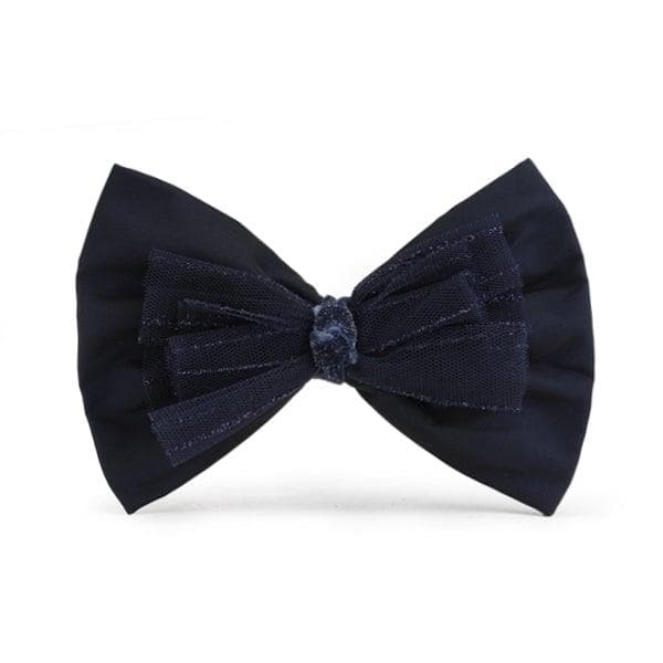 NAVY BLUE HAIR BOW