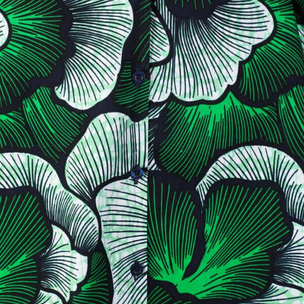 GREEN ANKARA DRESS