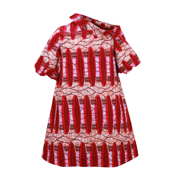 MULTICOLOUR ANKARA DRESS Image