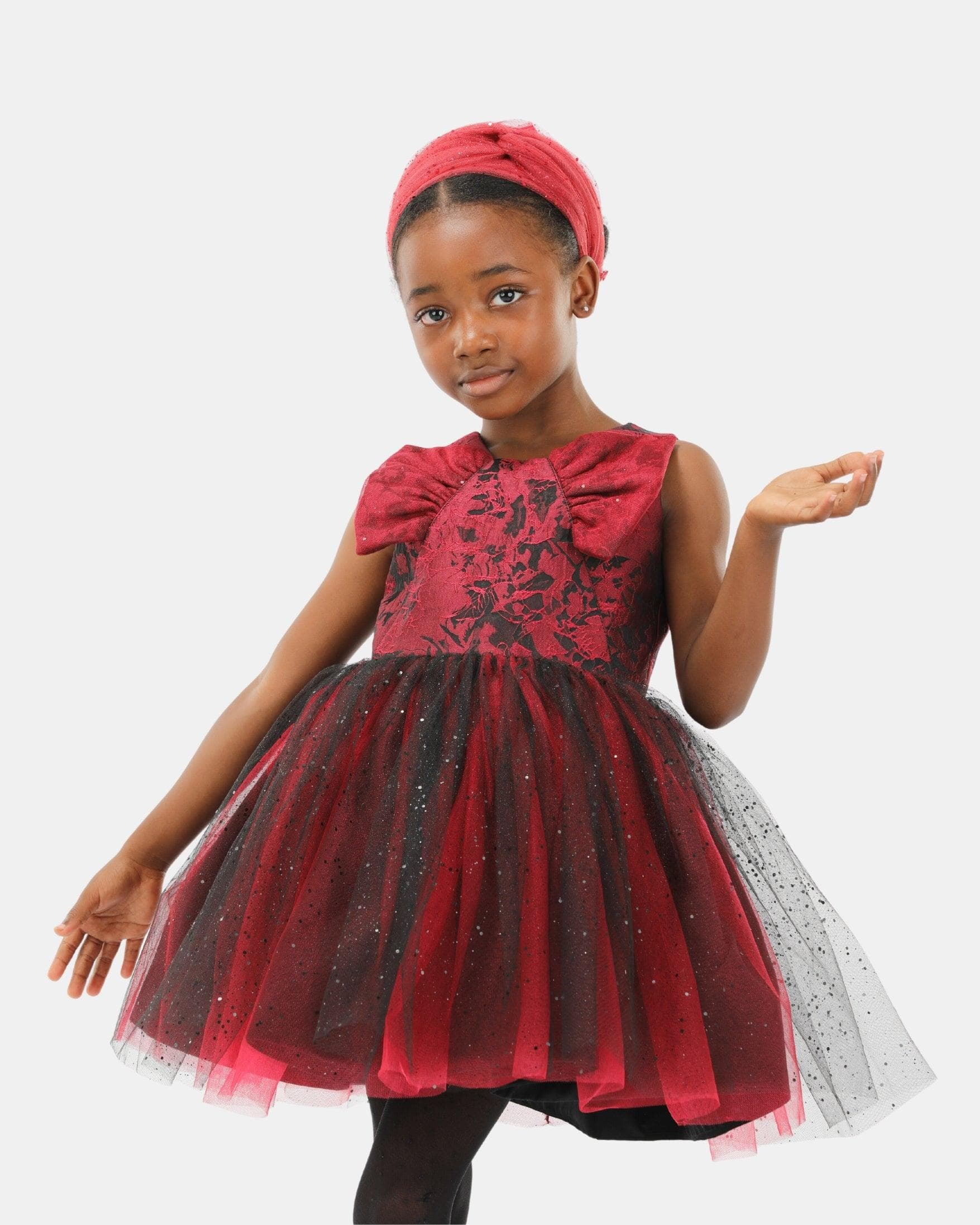 WINE DAMASK DRESS