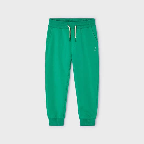 GREEN CUFFED JOGGERS