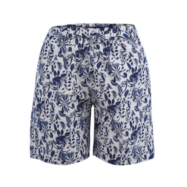 NAVY BLUE S/S CUBAN COLLAR SHORT SET