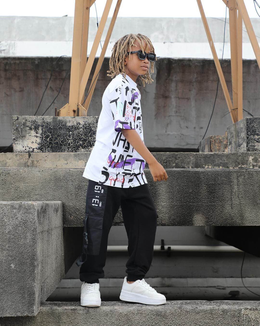 WHITE PRINT S/S T-SHIRT