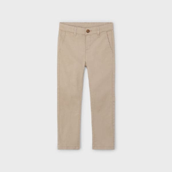 BEIGE SLIM TROUSER