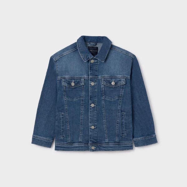 BLUE DENIM JACKET LONG