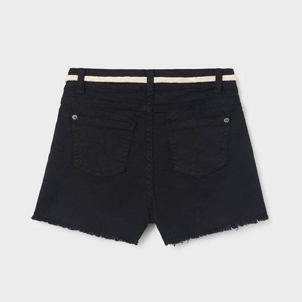 BLACK BASIC TWILL SHORT