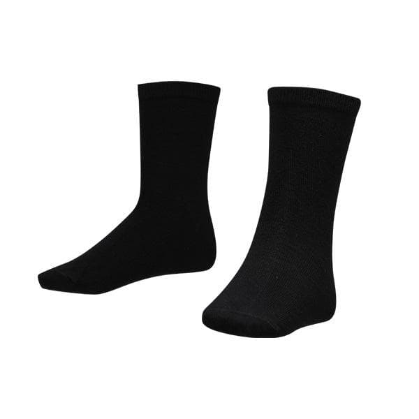BLACK UNISEX COTTON SOCKS