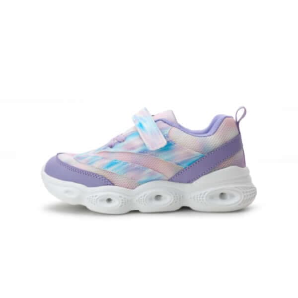 PURPLE VELCRO SNEAKERS