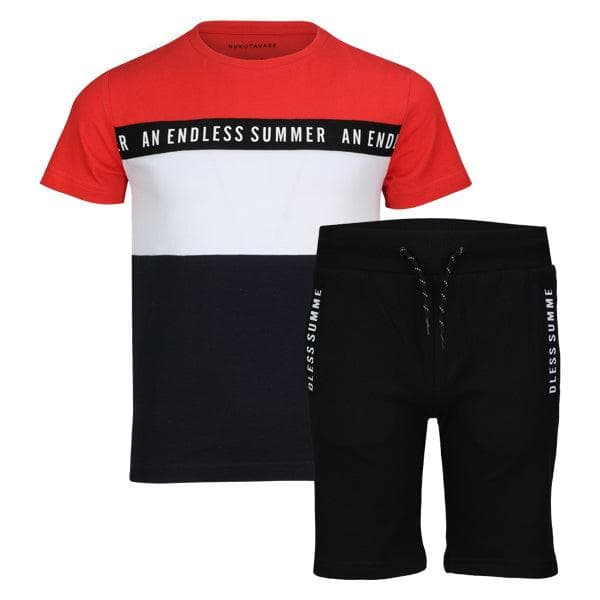 MULITICOLOUR SHORT SET