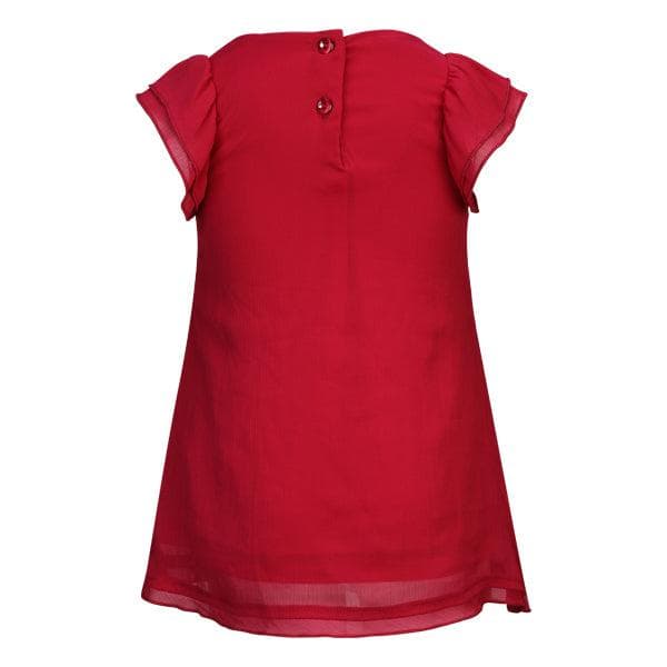 RED BABY DRESS WITH BOW