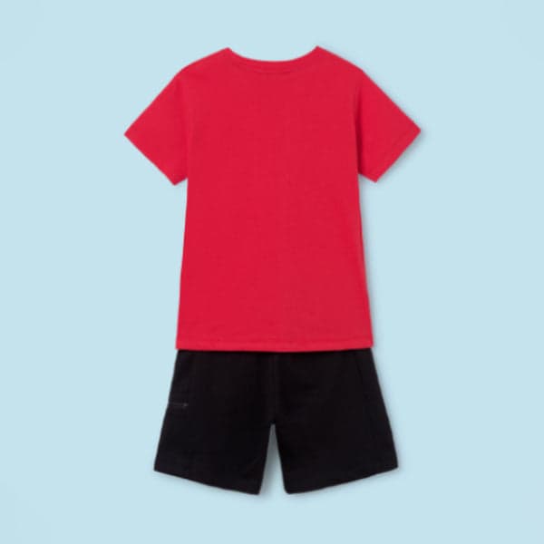 RED S/S BOYS SET