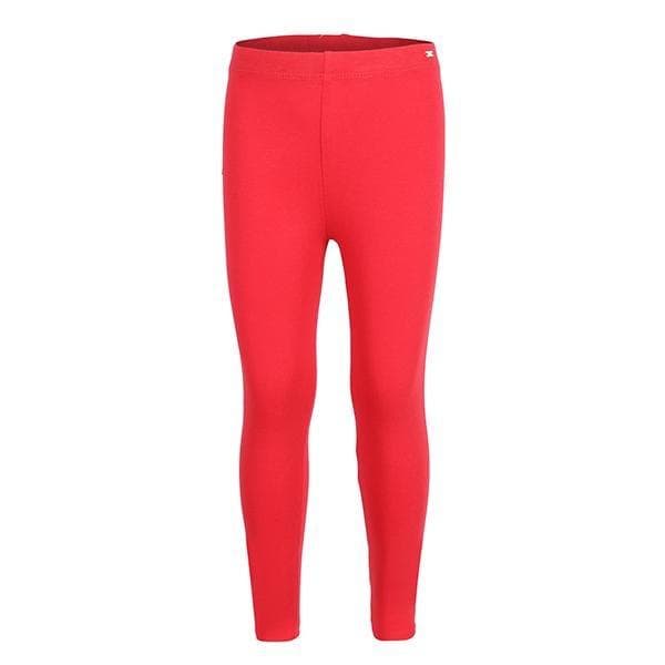 RED LONG BASIC LEGGINGS