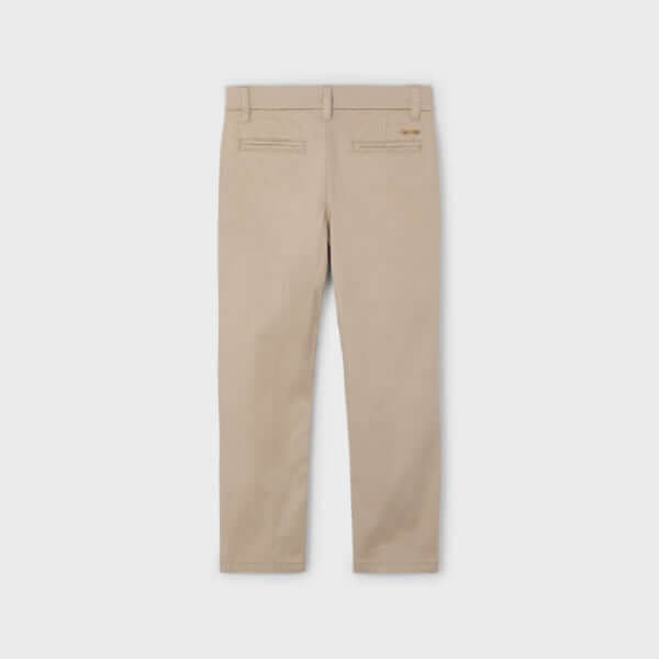 BEIGE TWILL TROUSER