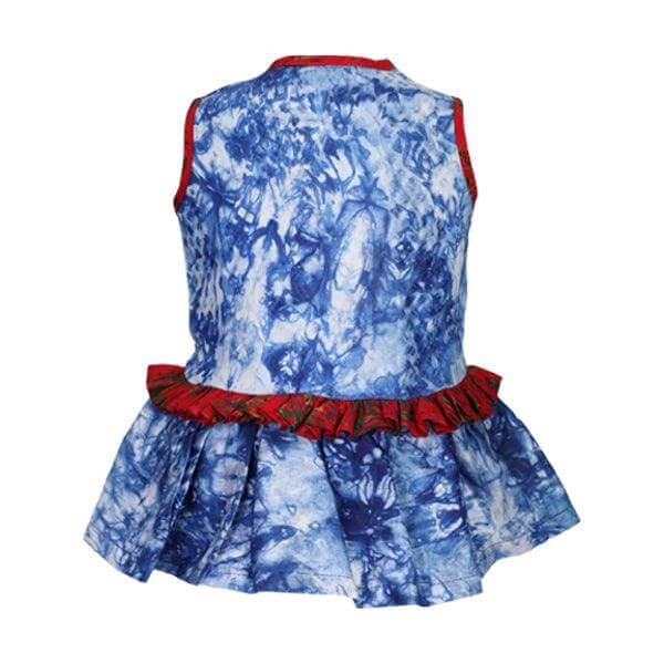 ADIRE SLEEVELESS BABY DRESS