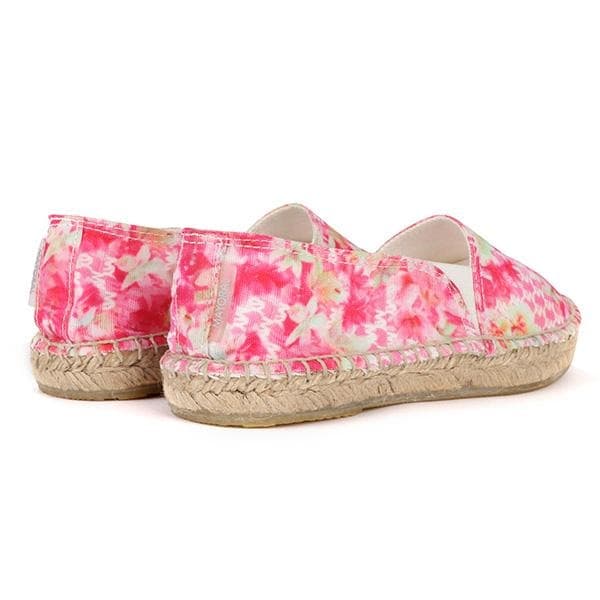 FUCHSIA FLORAL ESPADRILLES