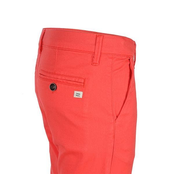 RED BASIC TWILL CHINOS SHORT