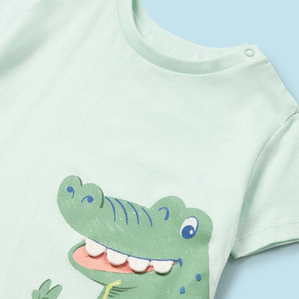 AQUA S/S TSHIRT WITH GRAPHIC