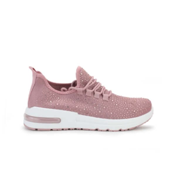PINK LACE UP  SNEAKERS