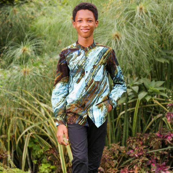 MULTICOLOUR ANKARA SHIRT