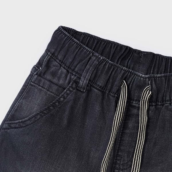 GREY DENIM SHORT