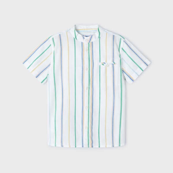 WHITE STRIPE S/S SHIRT