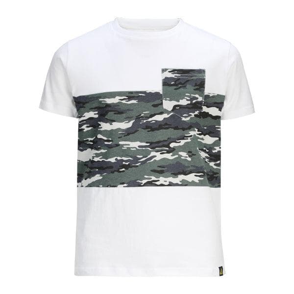 WHITE/BLACK S/S TSHRIT