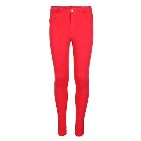 RED BASIC FLEECE TROUSERS