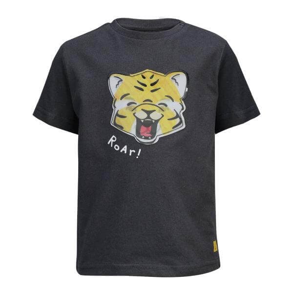 DARK GREY GRAPHIC T SHIRT