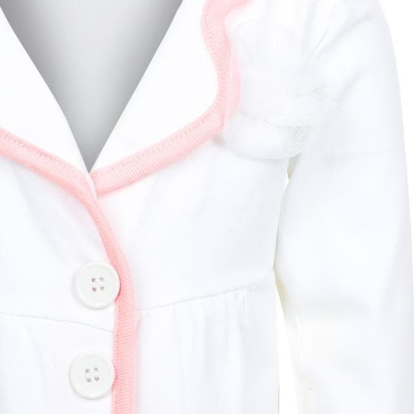 WHITE BABY JACKET