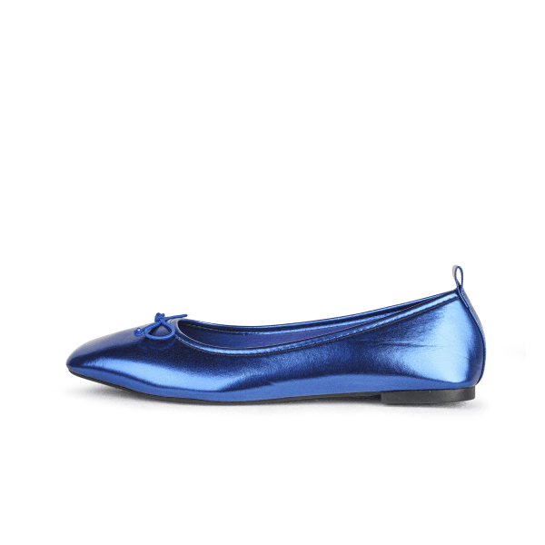 ROYAL/BLUE SHINNING METALLIC BALLERINA