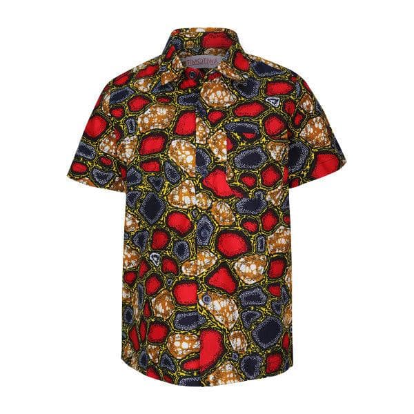 MULTICOLOUR ANKARA S/S SHIRT