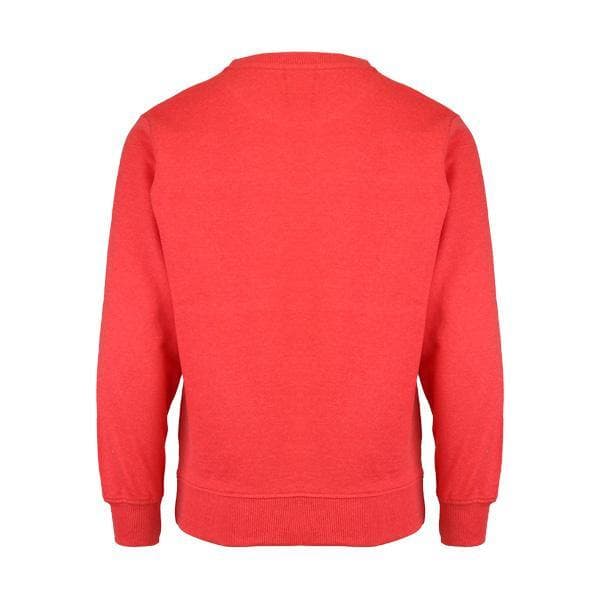 RED L/S CARDIGAN SWEATSHIRT