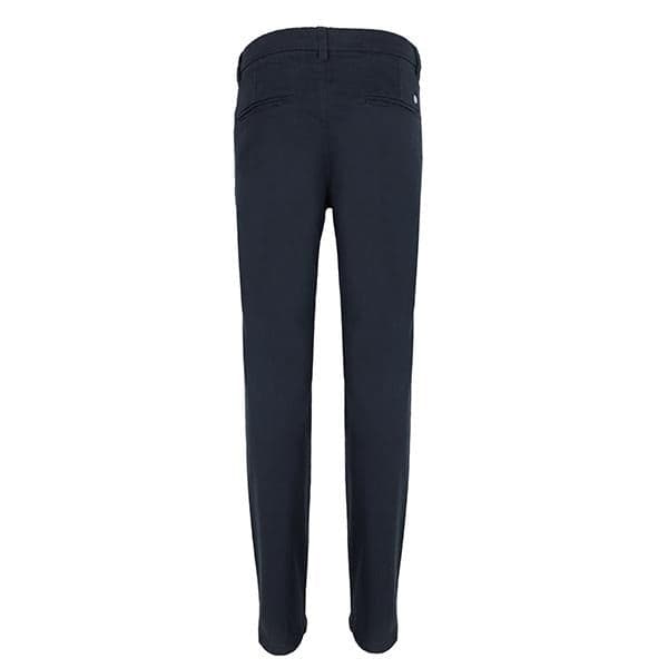 NAVY BASIC LONG TROUSERS