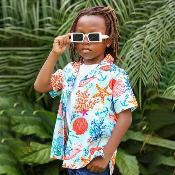 MULTICOLOUR FLORAL S/S SHIRT