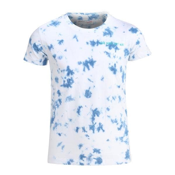 BLUE/WHITE TYE DYE T-SHIRT