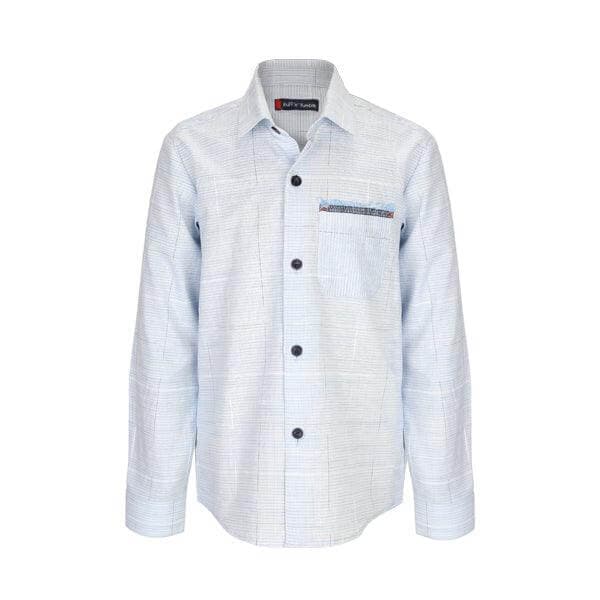 SKY BLUE STRIPE L/S SHIRT