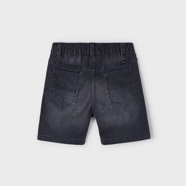 GREY DENIM SHORT