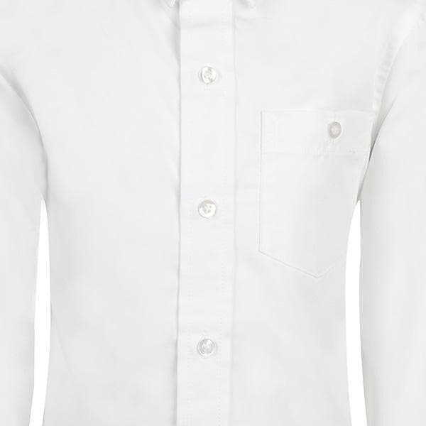 WHITE L/S NORMAL FORMAL SHIRT