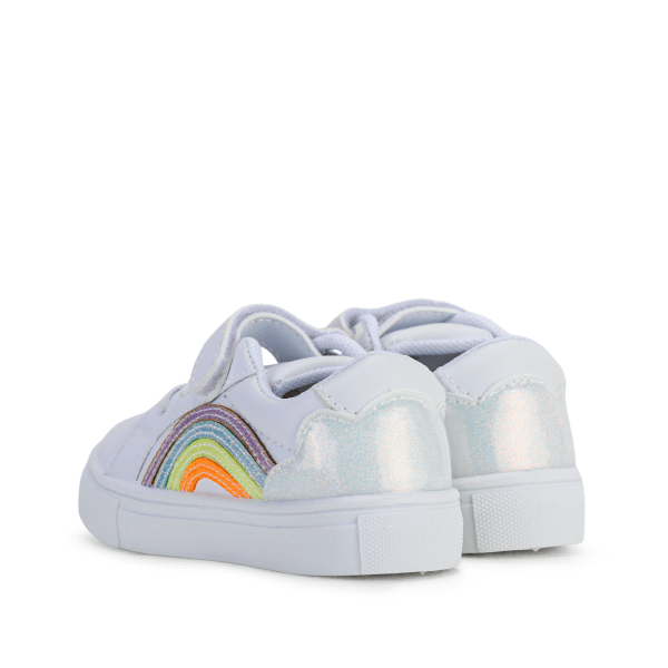 WHITE RAIN BOW SNEAKERS