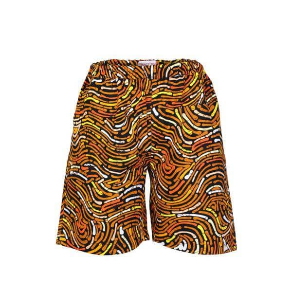 BROWN LOOP ANKARA S/S SHIRT SET