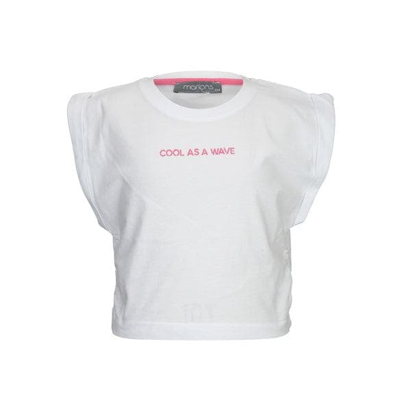 WHITE/FUCHSIA BLOUSE