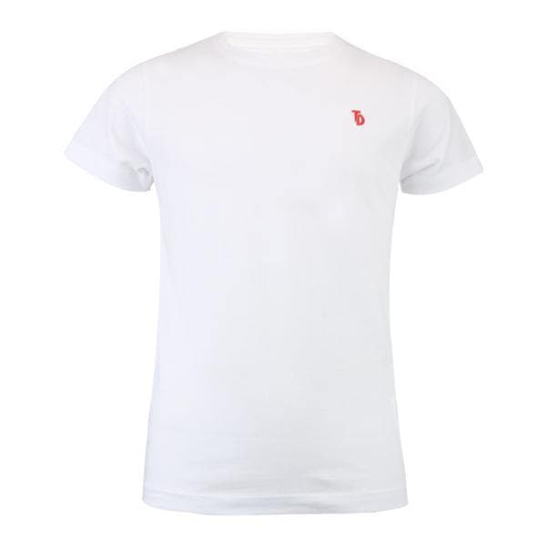 WHITE S/S BASIC TSHIRT