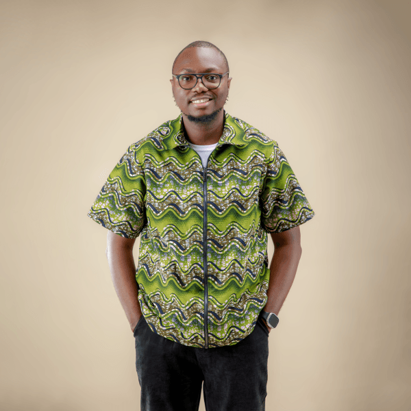 ANKARA ZIPPER SHIRT