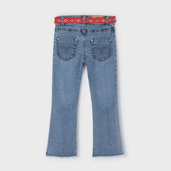 BLUE GIRL DENIM TROUSER