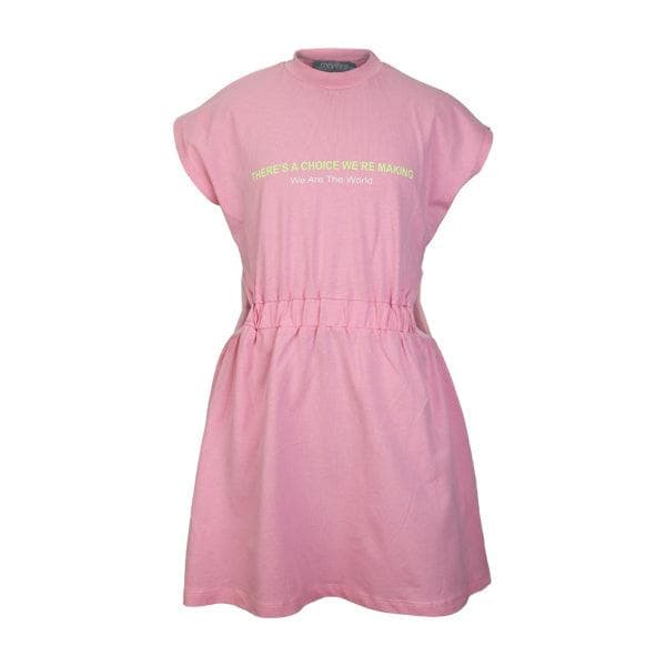PINK PLAIN DRESS