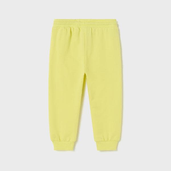 YELLOW CUFFED FLEECE JOGGERS