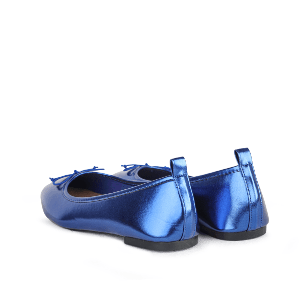 ROYAL/BLUE SHINNING METALLIC BALLERINA