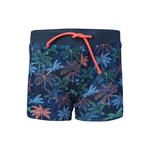 BLUE 2PCS PRINTED SWIM BOTTOM SET
